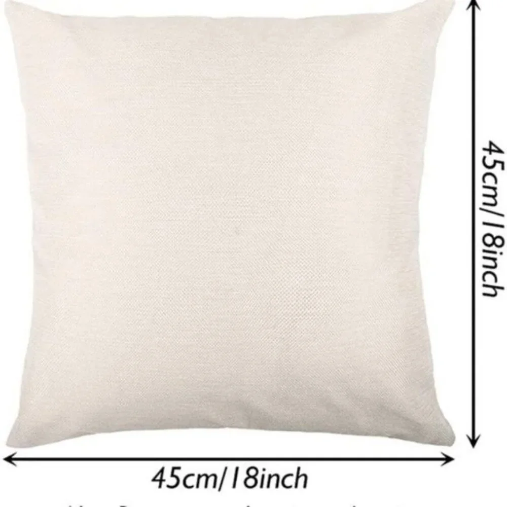 Set of 2 Watercolor Spring Pillow Covers | 18x18 | 100% Linen | Hidden Zipper